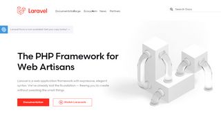 
                            1. Laravel - The PHP Framework For Web Artisans