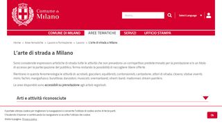 
                            4. L'arte di strada a Milano - Comune di Milano