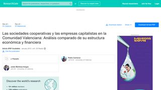 
                            5. Las sociedades cooperativas y las empresas capitalistas en ...