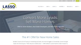 
                            1. Lasso CRM: CRM for New Home Sales