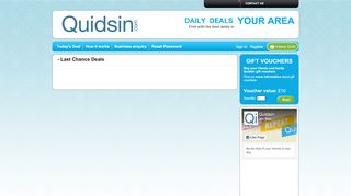 
                            5. Last Chance Deals | QuidsIn.com - Daily Deals in …