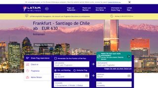
                            1. LATAM Airlines Deutschland | Offizielle Website | LAN und ...