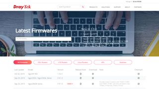 
                            8. Latest Firmwares | DrayTek