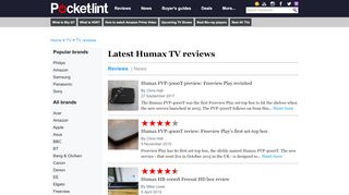 
                            5. Latest Humax tv reviews, previews and hands-on features ...