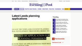 
                            8. Latest Leeds planning applications - Yorkshire Evening Post