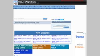 
                            8. Latest Punjab Government Job Notifications | FreeJobAlert.Com