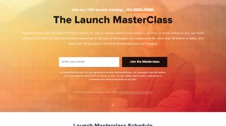 
                            3. Launch Masterclass