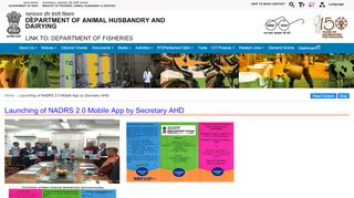 
                            4. Launching of NADRS 2.0 Mobile App by Secretary AHD | Department ...