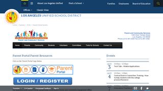 
                            4. LAUSD Parent Portal - Los Angeles Unified School District