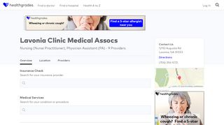 
                            6. Lavonia Clinic Medical Assocs, Lavonia, GA - Healthgrades