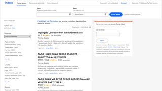 
                            9. Lavoro - Roma, Lazio, agosto 2019 | Indeed.com