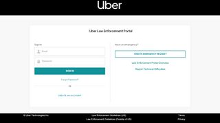 
                            3. Law Enforcement Portal Overview - Uber