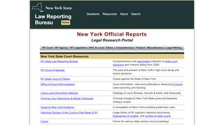 
                            8. Law Reporting Bureau Legal Research Portal - New York State ...
