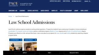 
                            9. Law School Admissions | Pace Law School