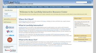 
                            5. LawHelp Interactive Resource Center - Pro Bono Net