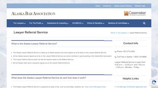 
                            8. Lawyer Referral Service - Alaska Bar Association - Information about ...