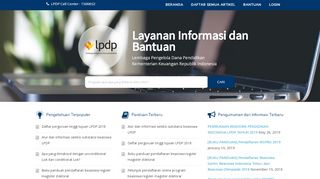 
                            9. Layanan Informasi dan Bantuan LPDP