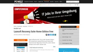 
                            8. Lazesoft Recovery Suite Home Edition Free - PC-WELT