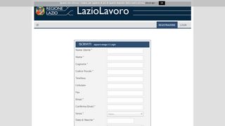 
                            2. LazioLavoro - Regione Lazio