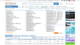 
                            2. LCD Panel Database Advanced Search - Panelook.com