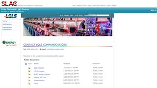 
                            4. LCLS Communications - SLAC Portal - Stanford University