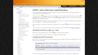 
                            1. LDAP / Active Directory Authentication [xavier.perseguers.ch]