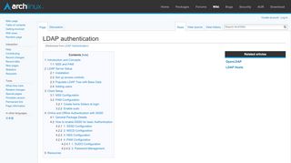 
                            10. LDAP authentication - ArchWiki