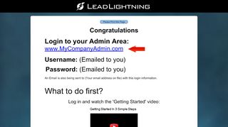 
                            9. Lead Lightning