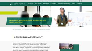 
                            3. Leadership Assessment | Korn Ferry