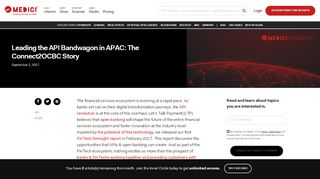 
                            6. Leading the API Bandwagon in APAC: The Connect2OCBC Story ...