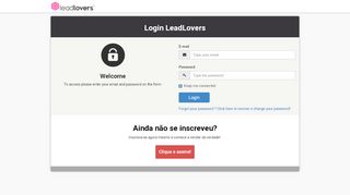 
                            3. LeadLovers - Login