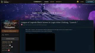 
                            5. League of Legends Black Screen In Login After Clicking ...