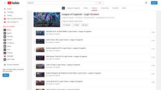 
                            7. League of Legends - Login Screens - YouTube