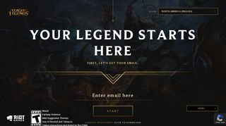 
                            8. League of Legends Sign Up | North America