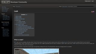 
                            9. Leak - Valve Developer Community