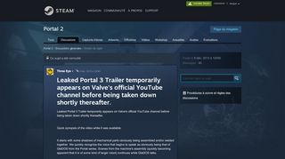 
                            7. Leaked Portal 3 Trailer temporarily appears on Valve's official ...