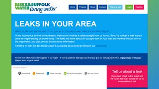 
                            9. Leaks in your area - Essex and Suffolk Water