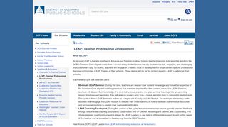 
                            3. LEAP: Teacher Professional Development | dcps