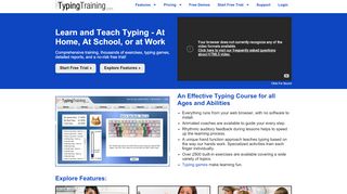 
                            4. Learn and Teach Typing at TypingTraining.com