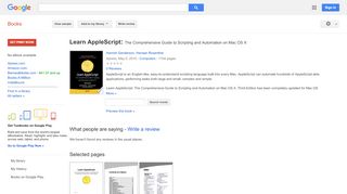 
                            8. Learn AppleScript: The Comprehensive Guide to Scripting and ...