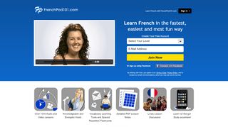 
                            9. Learn French with a Native Speaker at FrenchPod101.com