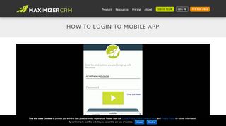 
                            4. Learn How to Login to Maximizer Mobile App. - Maximizer ...