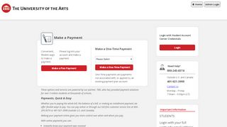 
                            9. Learn More About Make A Payment - University of the Arts