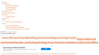 
                            7. Learn online seo and marketing tips, marketing strategy ...