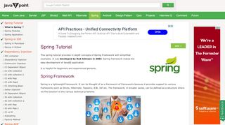 
                            9. Learn Spring Tutorial - javatpoint