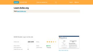 
                            5. Learn.bcbe.org: BCBE Moodle: Log in to the site