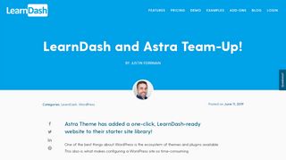 
                            6. LearnDash and Astra Team-Up! - LearnDash