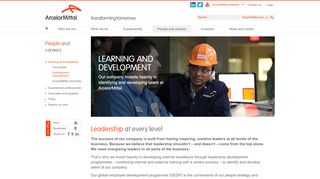 
                            4. Learning and development – ArcelorMittal