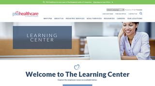 
                            1. Learning Center - PSA Healthcare.com