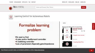 
                            9. Learning Control for Autonomous Robots - av.tib.eu